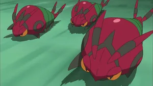 Shimmering 3d Venipede In Its Element Wallpaper