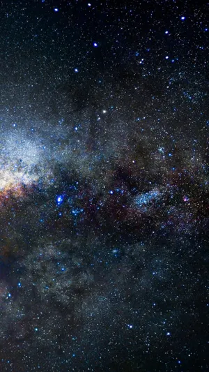 Shimmering Cosmic Clouds In Universe Iphone Wallpaper