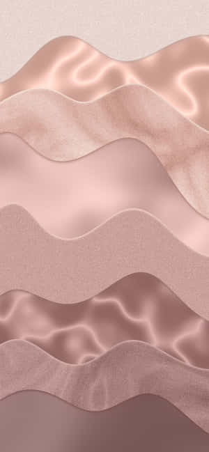 Shimmering Elegance Of Rose Gold - An Artistic Display Wallpaper