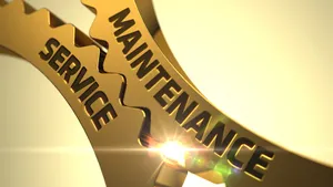 Shimmering Gold Gears In Motion Wallpaper