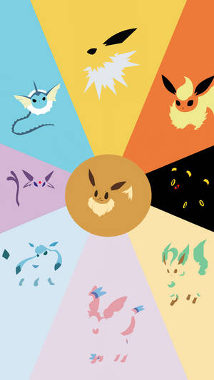 Shine Bright Like An Eevee With This Amazing Eevee Iphone Wallpaper