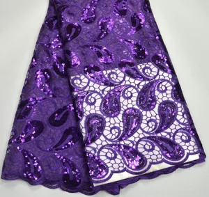 Shine Brightly With This Vibrant Purple Sequins Fabric Wallpaper