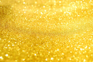 Shine The Night Away With Yellow Glitter Wallpaper