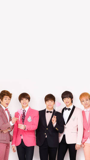 Shinee Pink Aesthetic Wallpaper