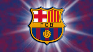 Shining Fc Barcelona Logo Desktop Wallpaper