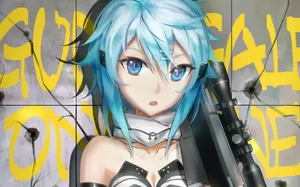 Shino Asada In Action Wallpaper