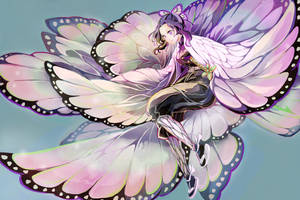 Shinobu Kocho Beautiful Butterfly Wallpaper