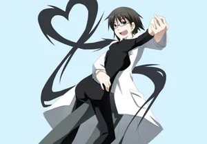 Shinra Kishitani, Eccentric Yet Brilliant Underground Doctor From Durarara!! Wallpaper
