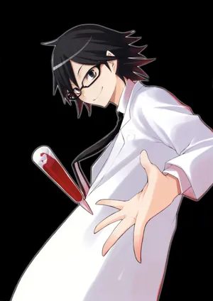 Shinra Kishitani In A Dynamic Pose. Wallpaper