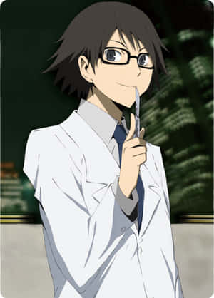 Shinra Kishitani In A Thoughtful Moment Wallpaper