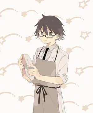Shinra Kishitani Smiling With Head Tilt Wallpaper