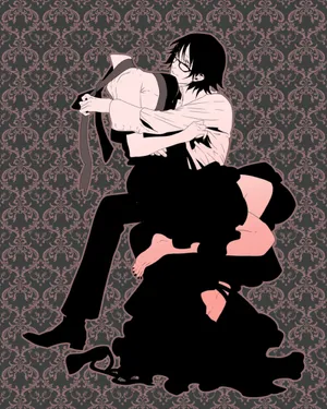 Shinra Kishitani Smirking In A Dark Room Wallpaper