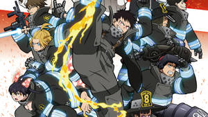 Shinra Kusakabe Fire Force Characters Wallpaper