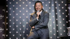 Shinsuke Nakamura Press Conference Wallpaper