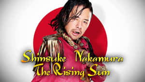 Shinsuke Nakamura With Japanese Flag Wallpaper