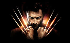 Shiny Adamantium Metal Surface Wallpaper