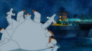 Shiny Guzzlord Island Alola Wallpaper