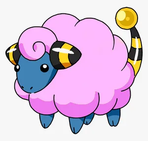 Shiny Mareep Wallpaper