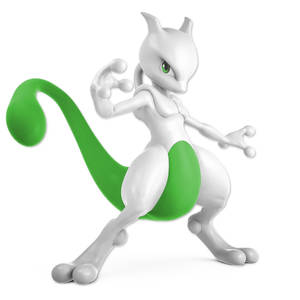 Shiny Mewtwo Figurine Wallpaper