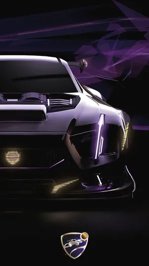 Shiny Octane Car Rocket League Iphone Wallpaper