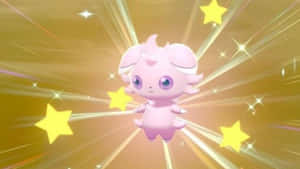 Shiny Pink Espurr Wallpaper