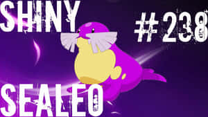 Shiny Purple Sealeo Wallpaper