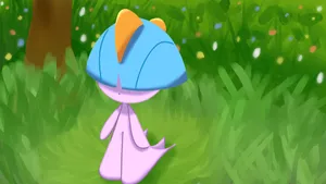 Shiny Ralts Wallpaper