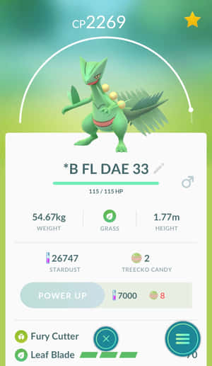 Shiny Sceptile Pokemon G O Stats Wallpaper