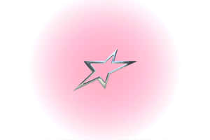Shiny Star Pink Gradient Background Wallpaper