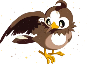 Shiny Starly With Sparkles Wallpaper