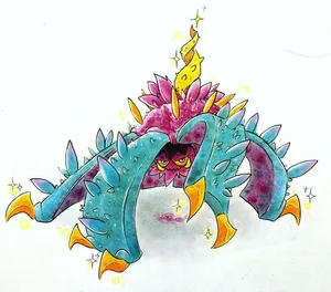 Shiny Toxapex Wallpaper