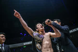 Shinya Aoki Celebrating Win Japan Wallpaper