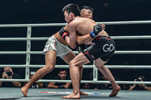 Shinya Aoki Grappling Christian Lee Wallpaper