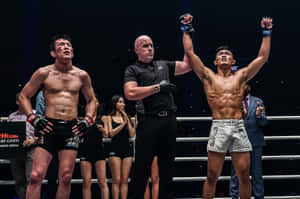 Shinya Aoki Losing Against Christian Lee Wallpaper