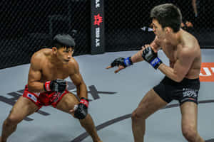 Shinya Aoki Vs. Eduard Folayang Mma Fight Wallpaper