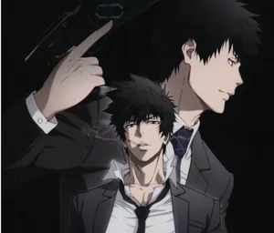 Shinya Kogami In Action Wallpaper