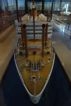 Ship Model Exhibit New Zealand Maritime Museum Wallpaper