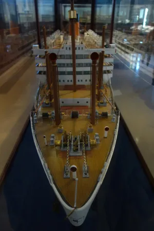 Ship Model Exhibit New Zealand Maritime Museum Wallpaper