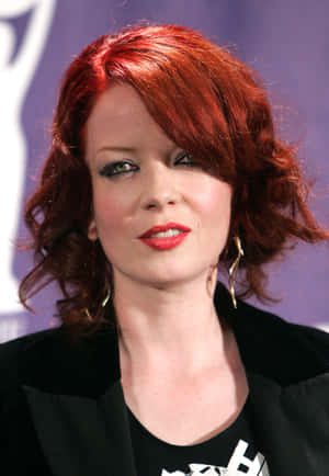 Shirley Manson: Rock Icon In Red Wallpaper