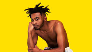 Shirtless Amine Rapper Pfp Wallpaper