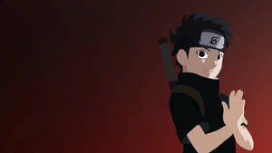 Shisui Uchiha Naruto Black And Red Aesthetic Wallpaper