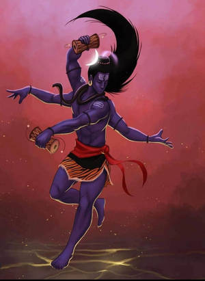 Shiv Shankar Dancing Hd Wallpaper