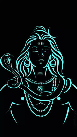 Shiva Black Lord Of Destruction Wallpaper