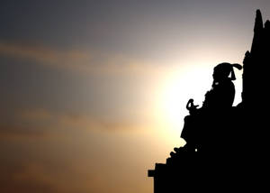 Shivaji Maharaj Throne Silhouette Hd Wallpaper