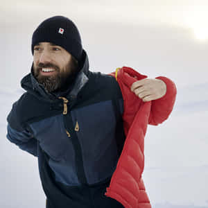 Shivering Man Wearing Jacket [wallpaper] Wallpaper