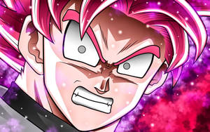 Shocked Black Goku Rose 4k Wallpaper