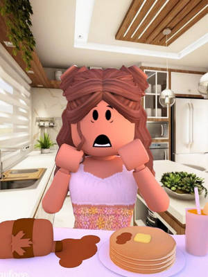 Shocked Roblox Girl Wallpaper