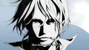 Shogo Makishima In An Intense Moment Wallpaper
