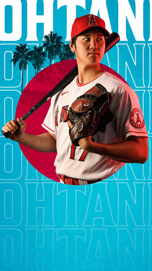 Shohei Ohtani Summer Fanart Wallpaper