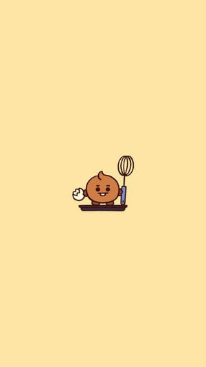 Shooky Bt21 As Baker Wallpaper